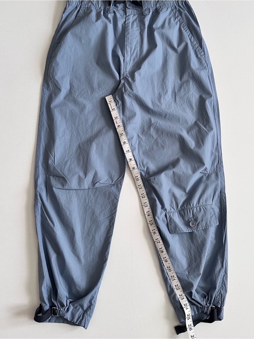 KENZO Blue Cargo Pants Ankle Length Small - Picture 8 of 8